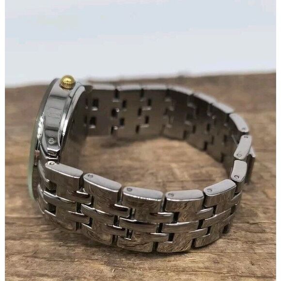 Anne Klein Diamond Womens Silver And Gold Tone Watch - Picture 3 of 9